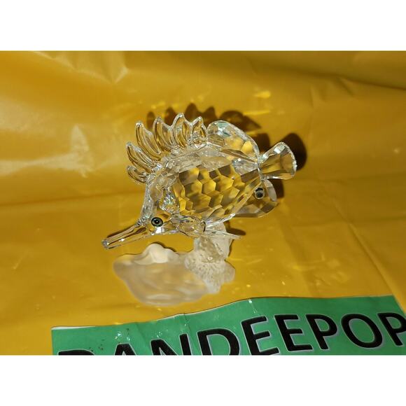 Swarovski Crystal Longnose Butterfly Fish Rare Retired 666567Nautical Figurine